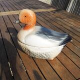 Old Ceramic Duck Terrine