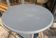 Table ronde Bauhaus double plateaux grise