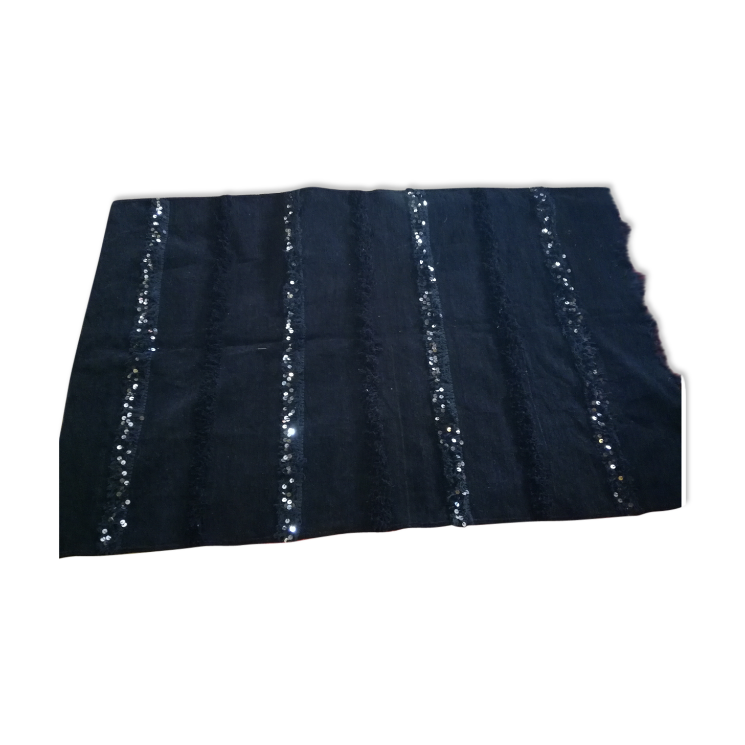 190x120cm black Handira carpet