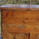 Commode coiffeuse, système en chemin de fer