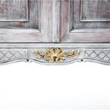 Provencal shabby chic chest of drawers, France, circa 1930