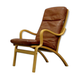 1970 leather armchair