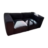 Canapé modulable AMPM en velours bleu