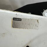 Set of 4 large doria wall lights in glazed glass design from the 60s vintage 3 lights