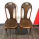 Paire de chaises bistrot Fischel années 1900