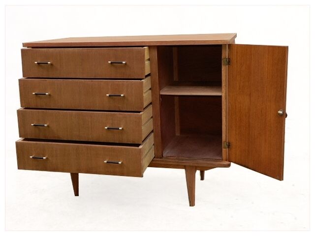 Buffet solid wood vintage 1950s