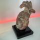 Statue / replica head of the Mayan king pakal janaab vintage 70s