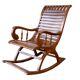 Rocking- chair in teak flesh