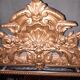 Mirroir doré de cheminnee style Louis XVI