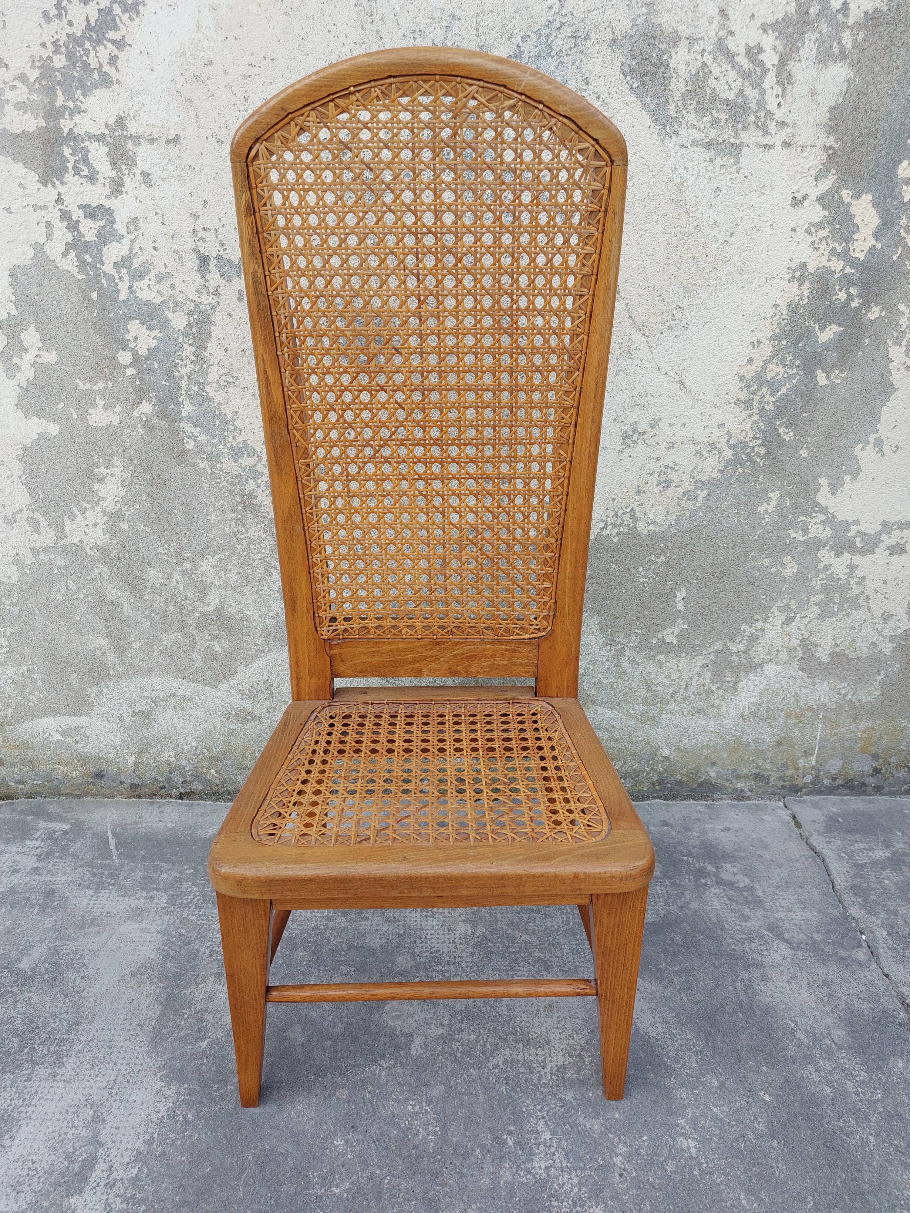 Children's chair in old canning 1950