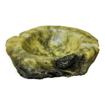 Yellow alabaster ashtray by Romano Bianchi, Italy, 1970