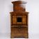 Secretary - Hand polished birch & intarsia - 2 drawers - 1840s