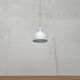 Vintage Danish enamelled pendant lamp model ES by Edgar Schlaefle for Louis Poulsen, 1980s.