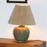 Green ceramic lamp (without lampshade)