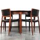 Table et chaises en palissandre Møller modèle 80 par Niels Otto (NO) Møller pour JL Møllers, années 1960, ensemble de 5.