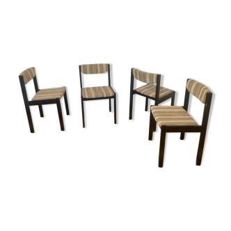 4 chaises des années 70/80