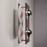 Disco plexi wall lamp by jocelyne trocmé for oxar