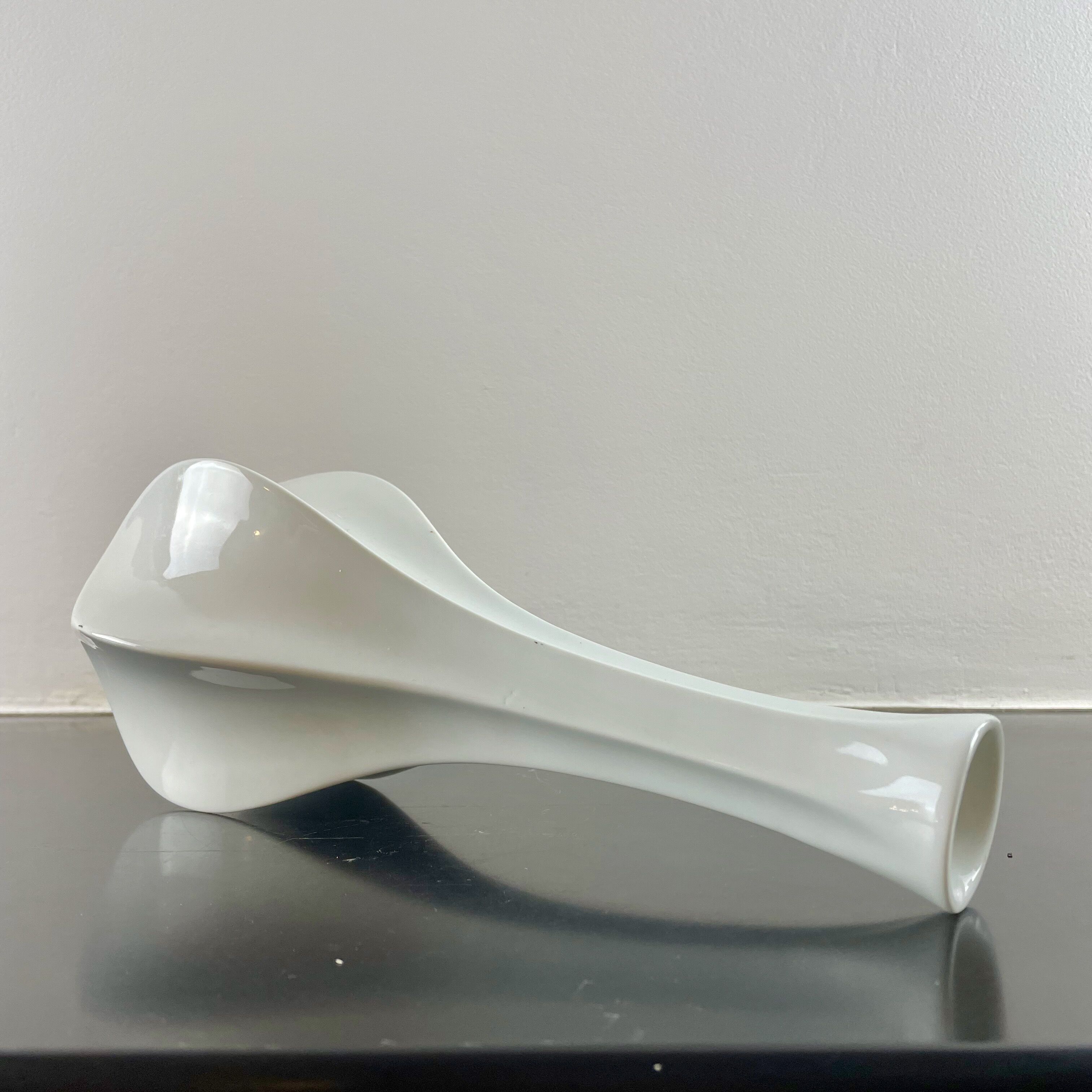 Drop-shaped vase Gerold Porzellan, Bavaria, West Germany
