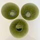 Set de 3 bols vert absinthe