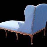 Antique Louis XV style duchess chaise longue