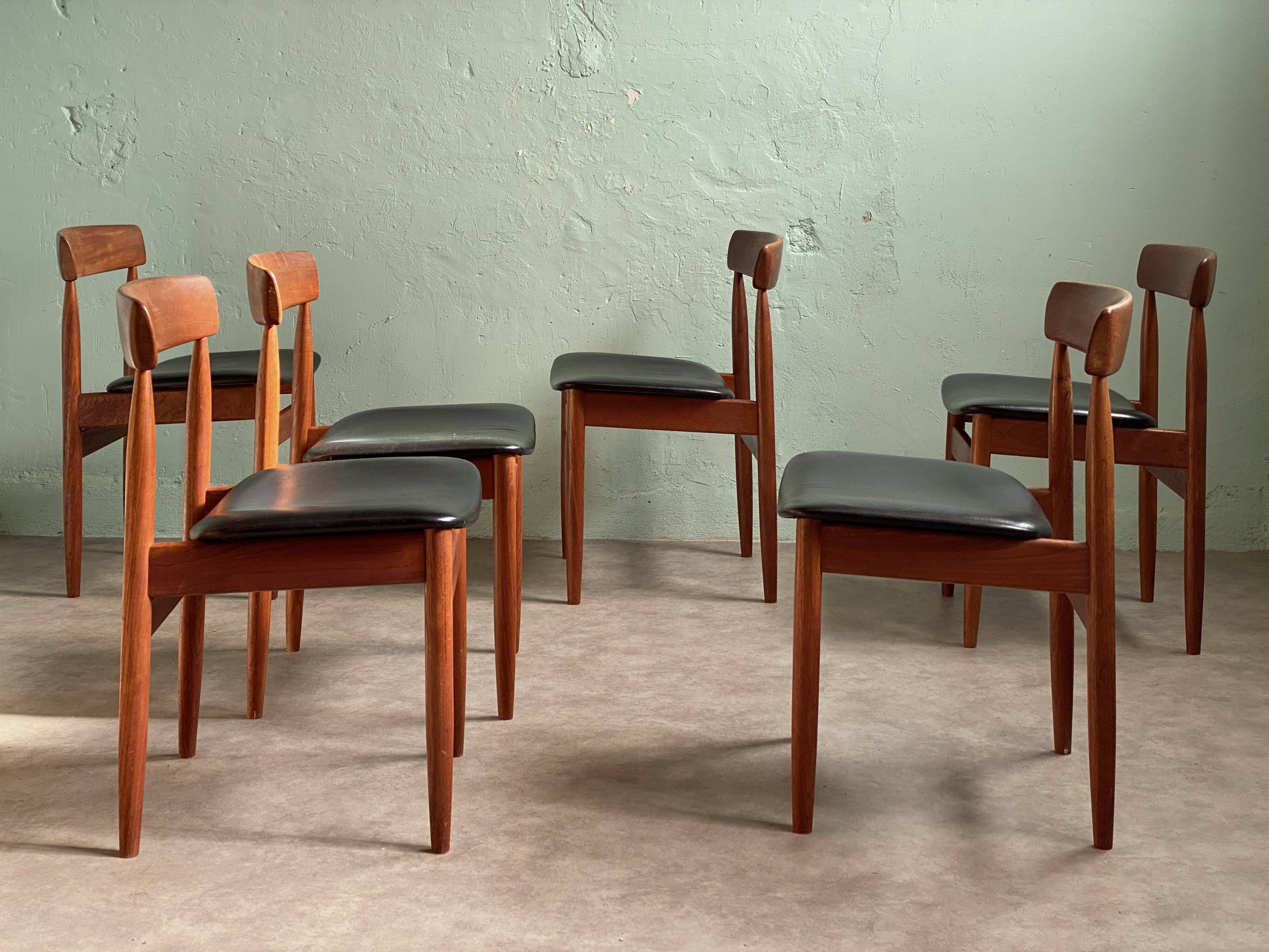 6 Danish chairs Farso Stolefabrik
