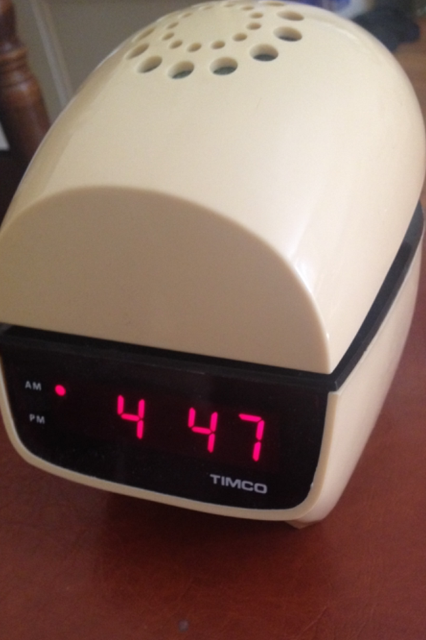 Lamp alarm clock vintage Timco
