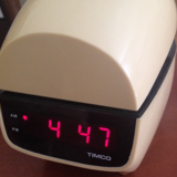 Lamp alarm clock vintage Timco