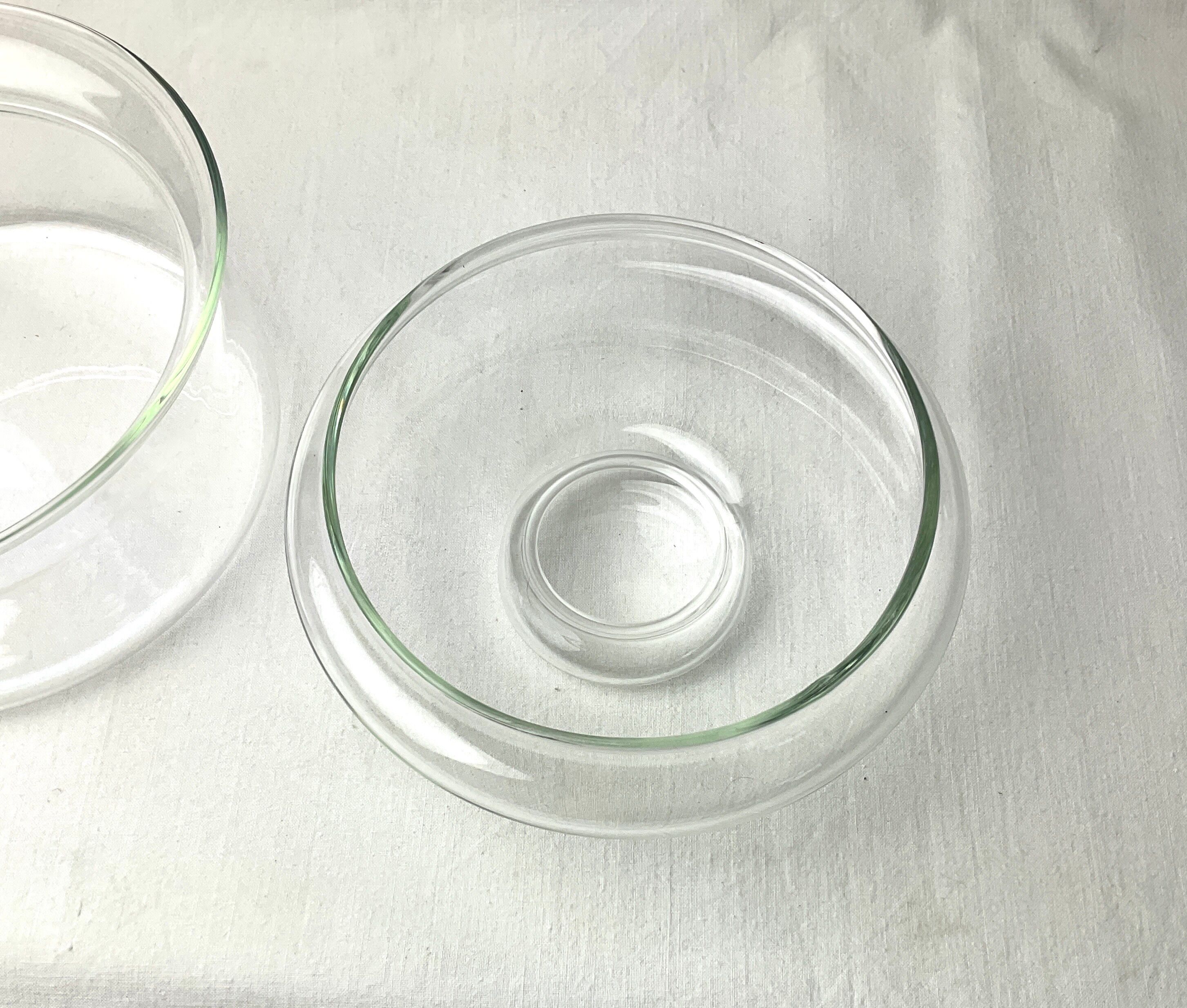 Glass candy box ⌀17