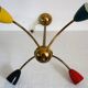 Lustre Spoutnik 4 branches années 60