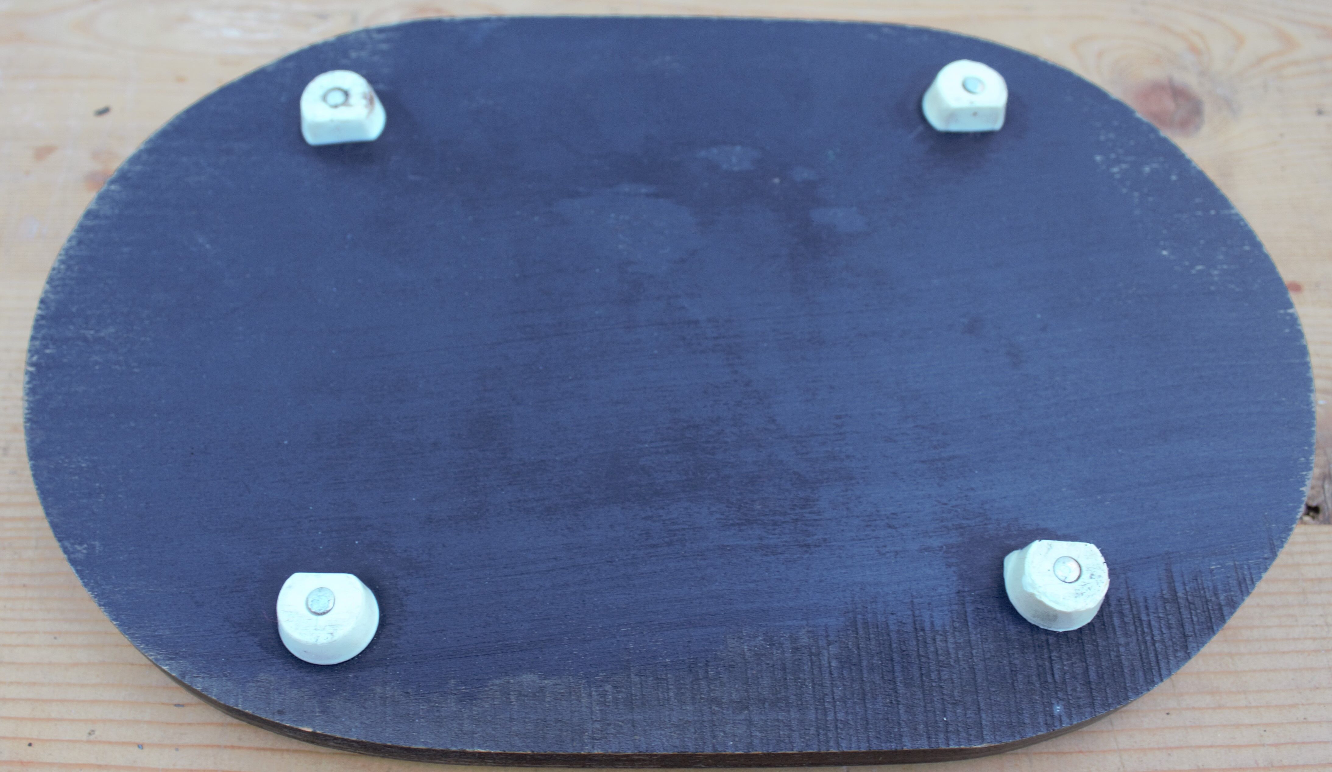 Old oval glass wedding globe 28 cm high glass bell