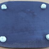 Old oval glass wedding globe 28 cm high glass bell