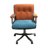 70's velvet office chair