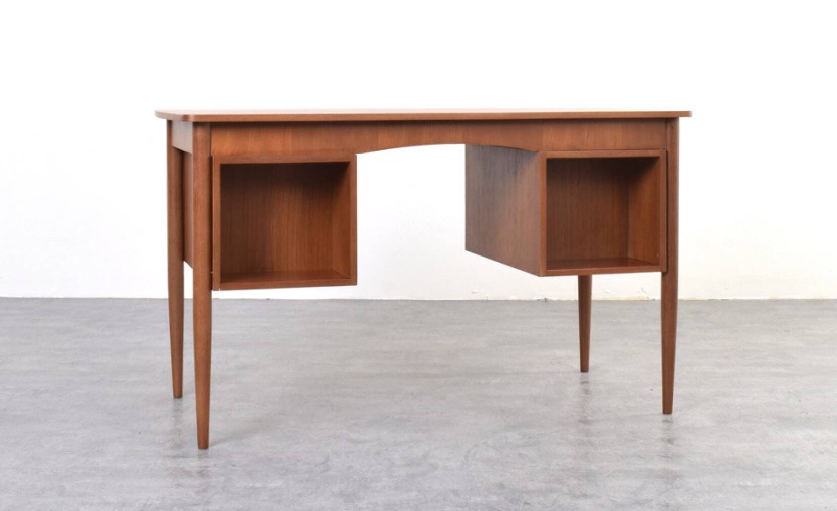 Scandinavian Mid-Century desk in teak, Denmark, 1960s.