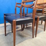 6 scandinavian vintage chairs circa 1970