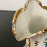Paire de vases de mariée porcelaine XIXeme