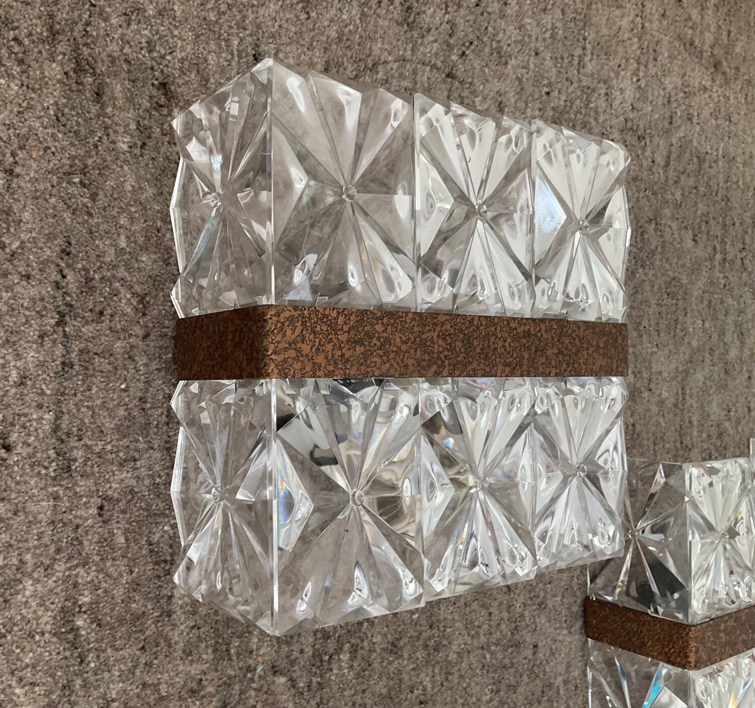 Pair of Erco wall lights from the 60s and 70s