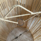 Wicker lampshade