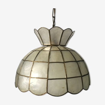 Suspension in mother-of-pearl and brass, 1960 / 70
