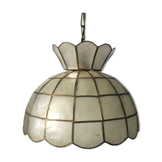 Suspension in mother-of-pearl and brass, 1960 / 70
