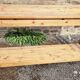 Solid wood console table
