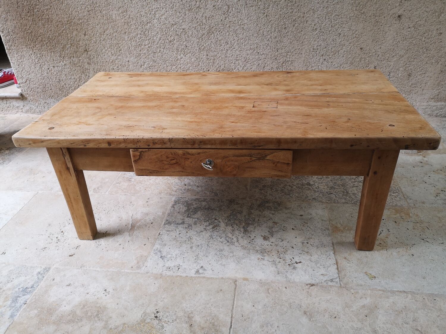 Wooden coffee table