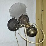 Brass ship swing lamp, Art deco ship lamp, Art deco brass wall lamp, boat lamp
