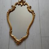 Console and mirror in room