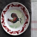 Vintage plate signed Creil Montereau