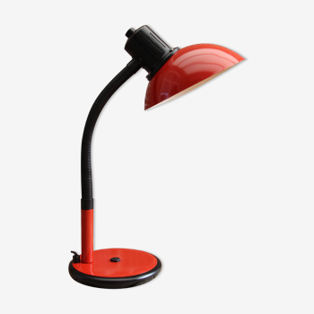 Aluminor desk lamp red 80's