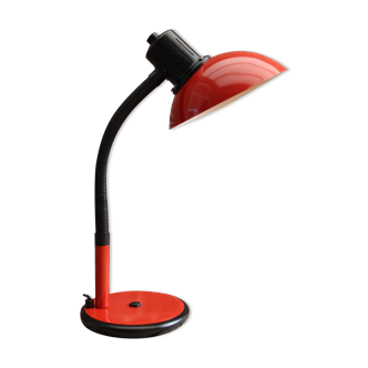 Aluminor desk lamp red 80's
