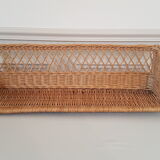 Rattan shelf