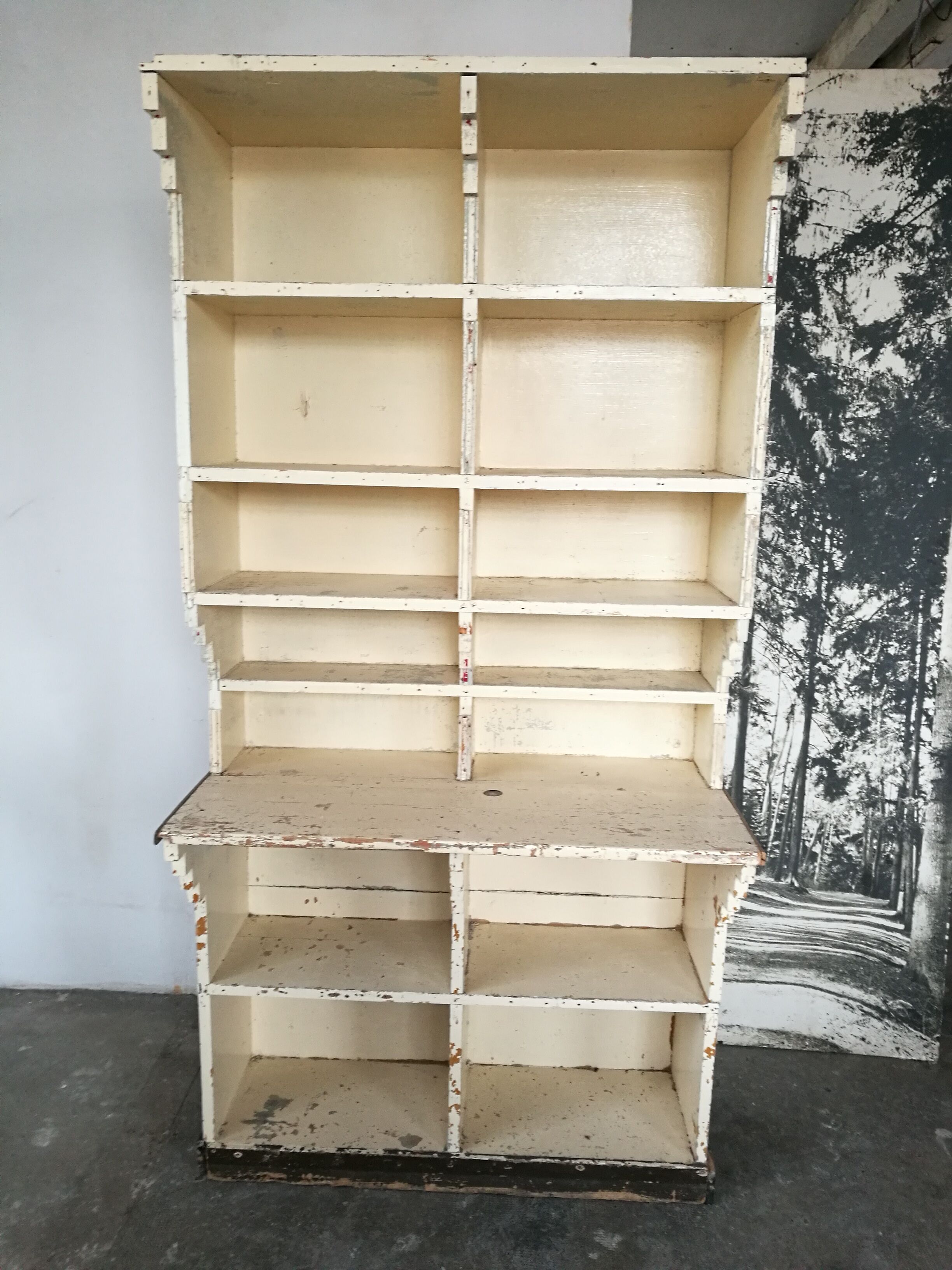 Craft furniture, grocery shelf