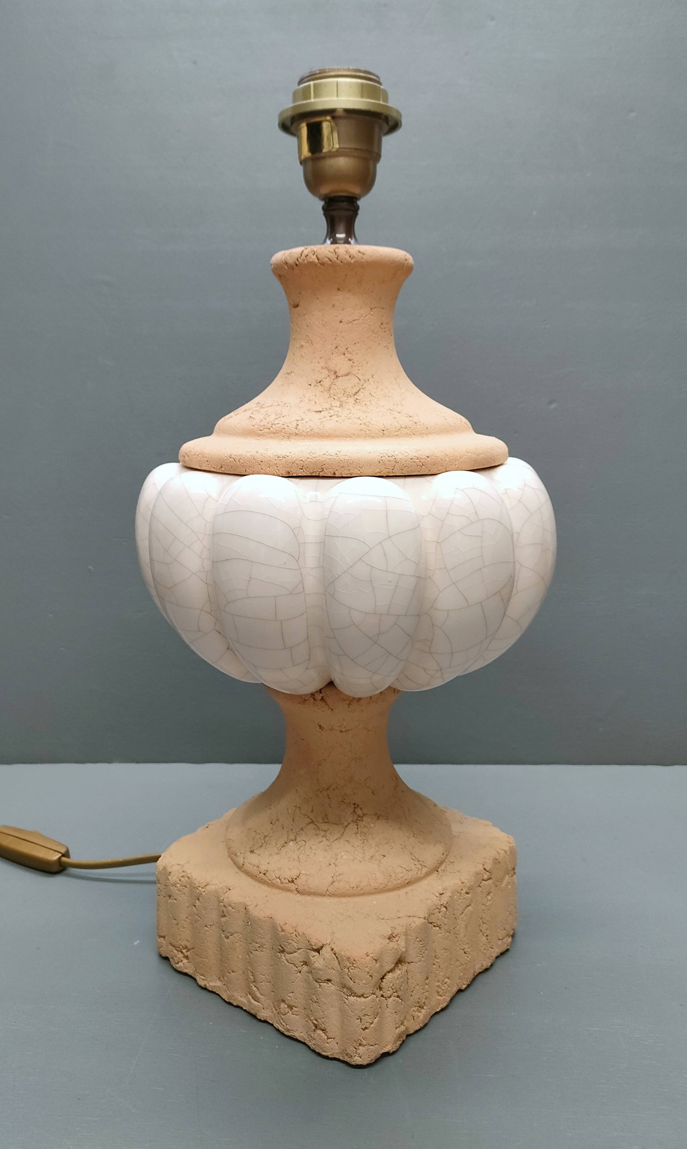 Sonia Ingegerd Anderson - Lampe antique - Céramique craquelée, Terracotta