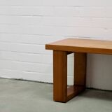 Banc vintage en bois d'orme et de pin